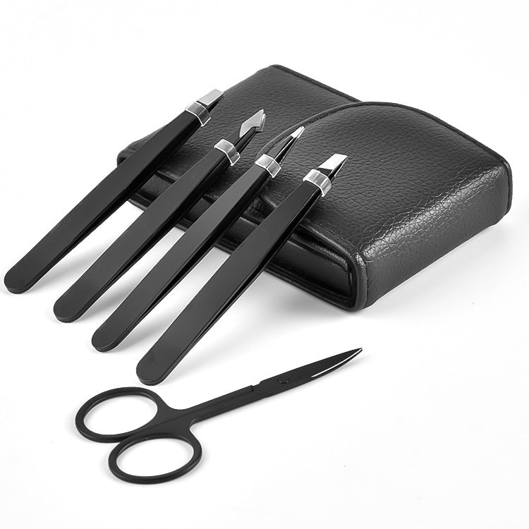 Eyebrow Tweezers And Eyebrow Scissors Five-piece Set